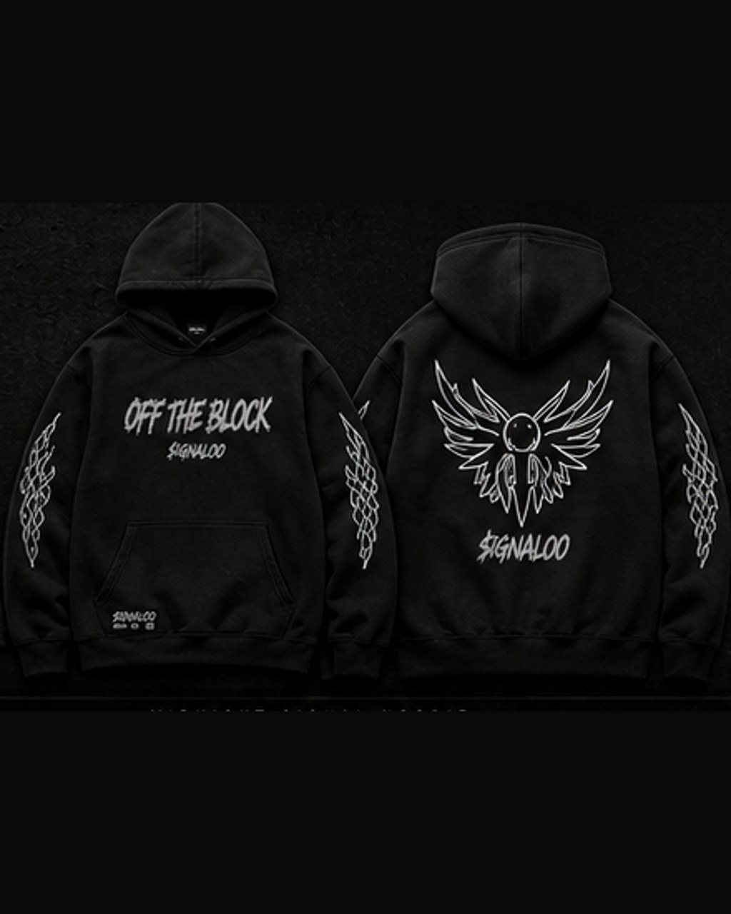 MIDNIGHT SIGNAL HOODIE from the SIGNAL 00 Off the Block collection