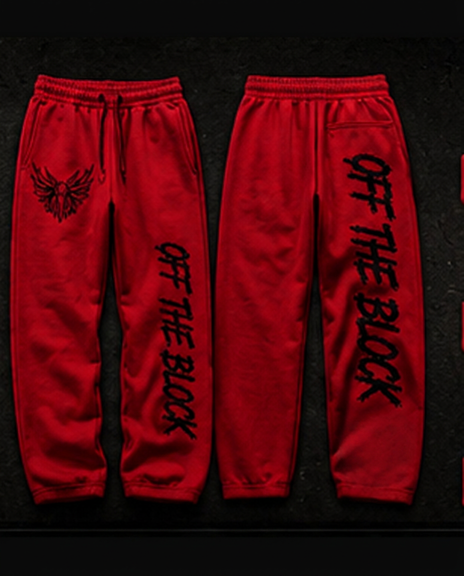 RED SIGNAL SWEATS from the SIGNAL 00 Off the Block collection